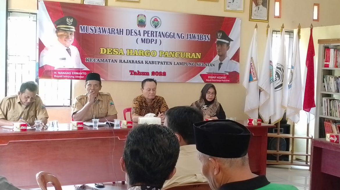 Laksanakan MDPJ Semester 1 Ta 2022, Syarif Hidayat Berharap Lembaga Desa Tidak Bosan – Bosan Jika Diundang…….
