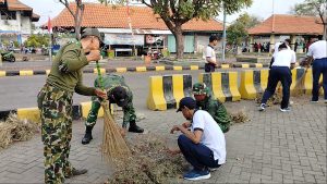 Sinergi TNI dan Forkopimcam Jelang Fins Swimming