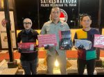 Dalam Waktu Dua Pekan, Satresnarkoba Polres Tanjung Perak Putus Tiga Jaringan Narkoba, Empat Tersangka Diamankan