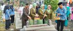 Jelang Upacara HUT Ke-81 RI, Forkopimcam Kedungjajang Tabur Bunga di Makam Raden Mas Singo Wiguno