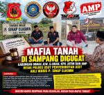 Mafia Tanah di Sampang Digugat, Gabungan Ormas JCW, G-BRAN, KPK JATIM dan AMP Didesak Polres Usut Penyerobotan Aset Ahli Waris P. Sinap Djasmin