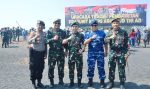 Dandim 0821/Lumajang Hadiri Tradisi Pembaretan 154 Prajurit Korps Arhanud TNI AD