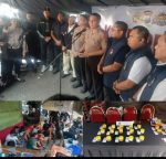 Tembok Kartel Jalan Kunti Dikepung, Polres Pelabuhan Tanjung Perak di Bek’Ap Polda Jatim
