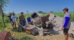 Dukung Infrastruktur Lingkungan, Babinsa Kaliboto Lor Dampingi Pembangunan Drainase