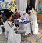 Resepsi Pernikahan Dion M. Iqbal dan Anggi Prastikasari di Surabaya Berlangsung Meriah, Doa Sakinah Mawaddah Warahmah Mengalir